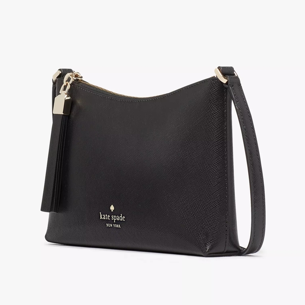 Kate Spade Sadie Small Black Leather Crossbody Bag